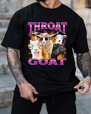 Throat Goat Cartoon Summer...