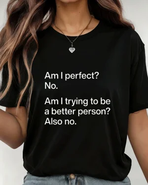Am I Perfect No Also No...