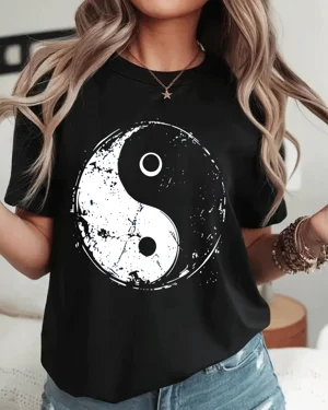 Yin Yang Splatter Art...