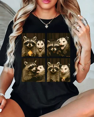 Raccoon and Possum Friends...