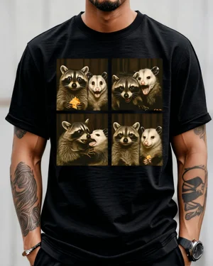 Raccoon and Possum Friends...