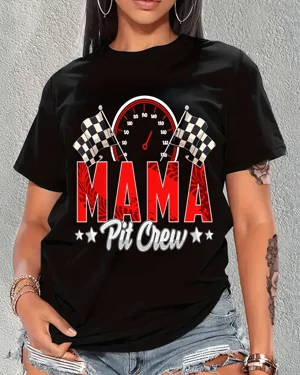 Mama Pit Crew Mom Summer...