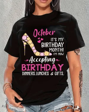October Birthday Month Mom...
