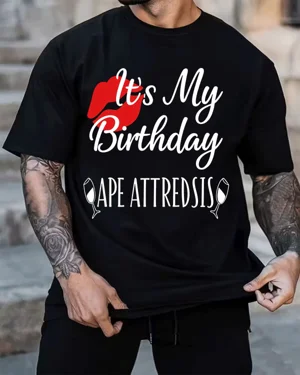 Mom Birthday Lips and Wine...