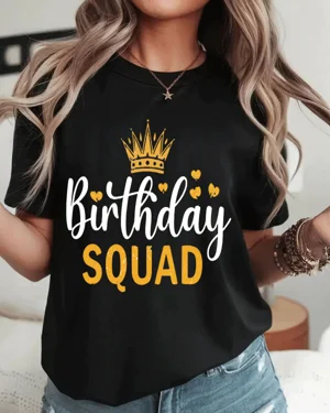 Birthday Squad Mom Crown...