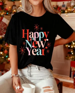 Happy New Year Colorful...