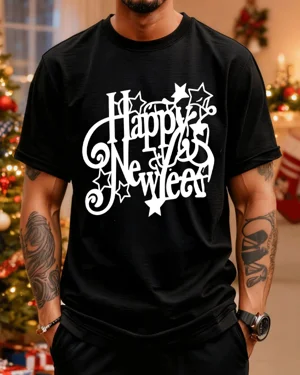 Happy New Year Stars Design...