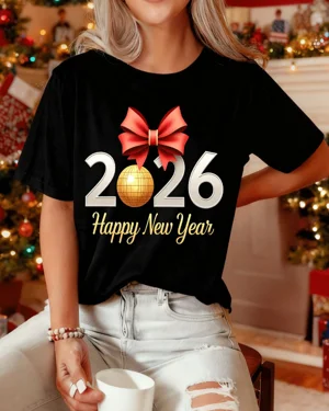 2026 Happy New Year Gold...