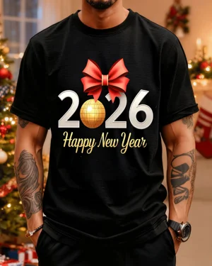 2026 Happy New Year Gold...