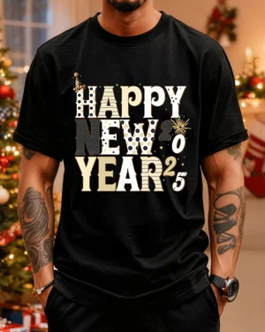 Happy 2025 New Year Glitter...