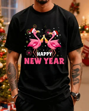 Happy New Year Flamingos...
