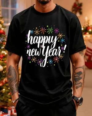 Happy New Year Colorful...