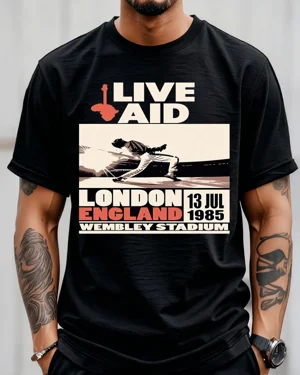 Live Aid London England...