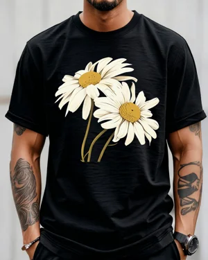 White Daisy Bouquet Summer...