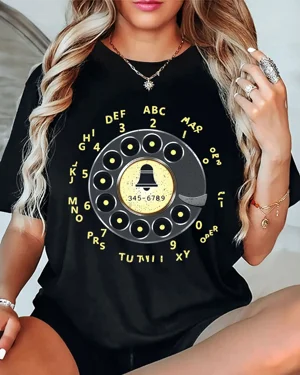 Rotary Phone Dial Bell...