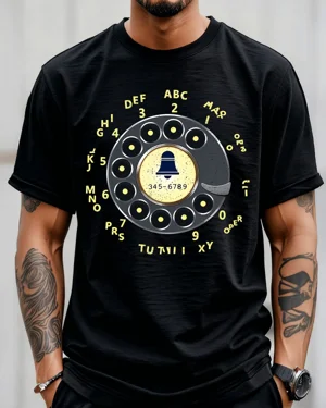 Rotary Phone Dial Bell...