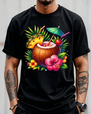 Tropical Coconut Drink with...