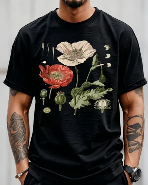 Botanical Red and White...