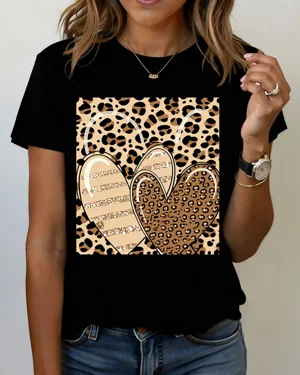 Leopard Print Hearts Summer...