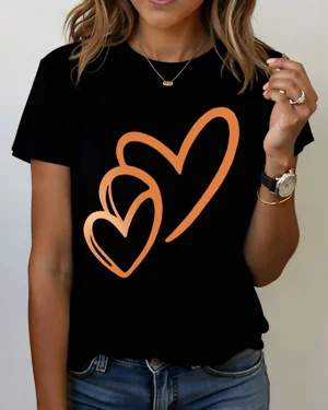 Double Orange Hearts Summer...