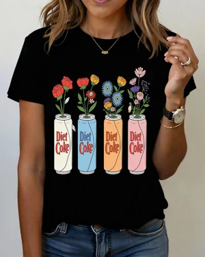 Diet Coke Floral Cans...