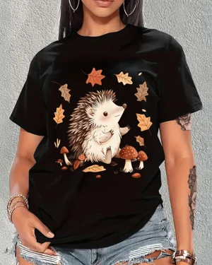 Autumn Hedgehog with...