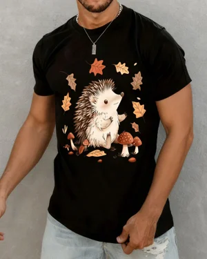 Autumn Hedgehog with...