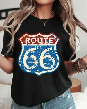 Route 66 US Highway Sign...
