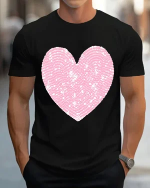 Pink Textured Heart Summer...