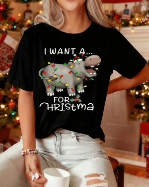 Christmas Hippo with...