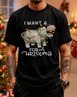 Christmas Hippo with...