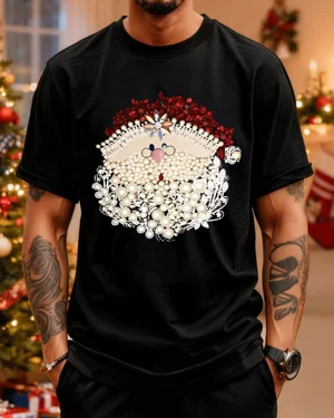 Christmas Santa Face with...