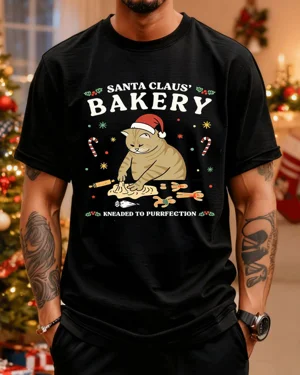 Christmas Santa Cat Bakery...