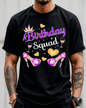 Birthday Squad Crown Heels...