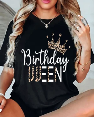 Birthday Queen Leopard...