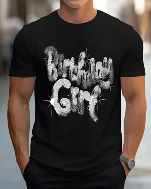 Birthday Girl Sparkle Text...