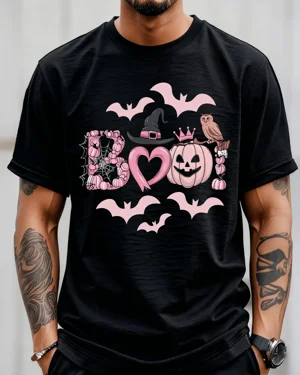 Pink Pumpkin Boo Halloween...