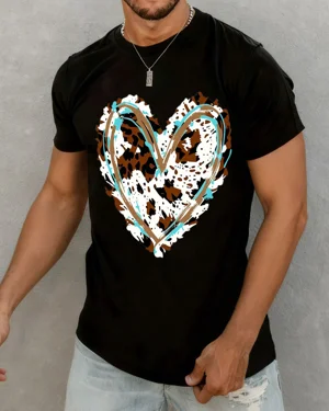 Leopard Print Heart Summer...