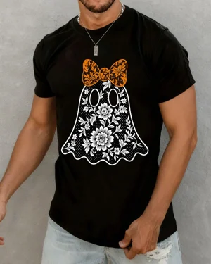 Floral Ghost with Orange...