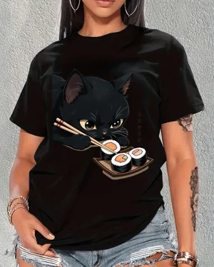 Black Cat Sushi Summer...