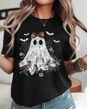 Floral Lace Ghost Halloween...