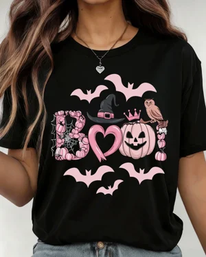 Pink Halloween BOO Pumpkins...