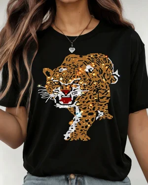 Leopard Walking with...