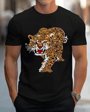 Leopard Walking with...