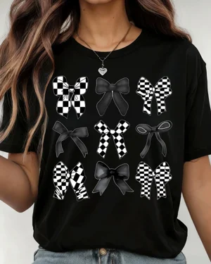 Black and White Checkered...