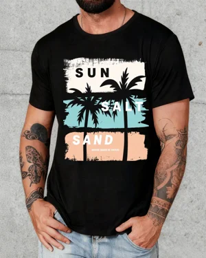 Sun Salt Sand Palm Trees...