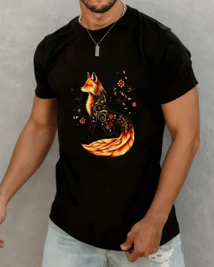 Floral Fox Artistic Design...