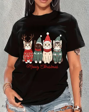 Meowy Christmas Cats in...