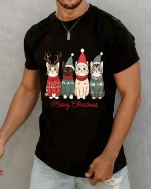 Meowy Christmas Cats in...