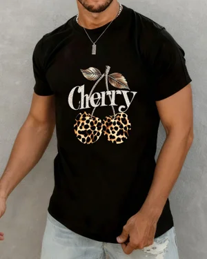 Cherry Leopard Print Summer...